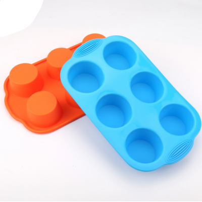 Factory Wholesale Muffin Cupcake Silicone Bakeware Colorful Muffin Pan